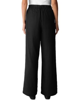 High Rise Wide Leg Linen Pants