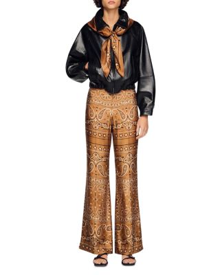 Darius Bandana Print Flowy Trousers