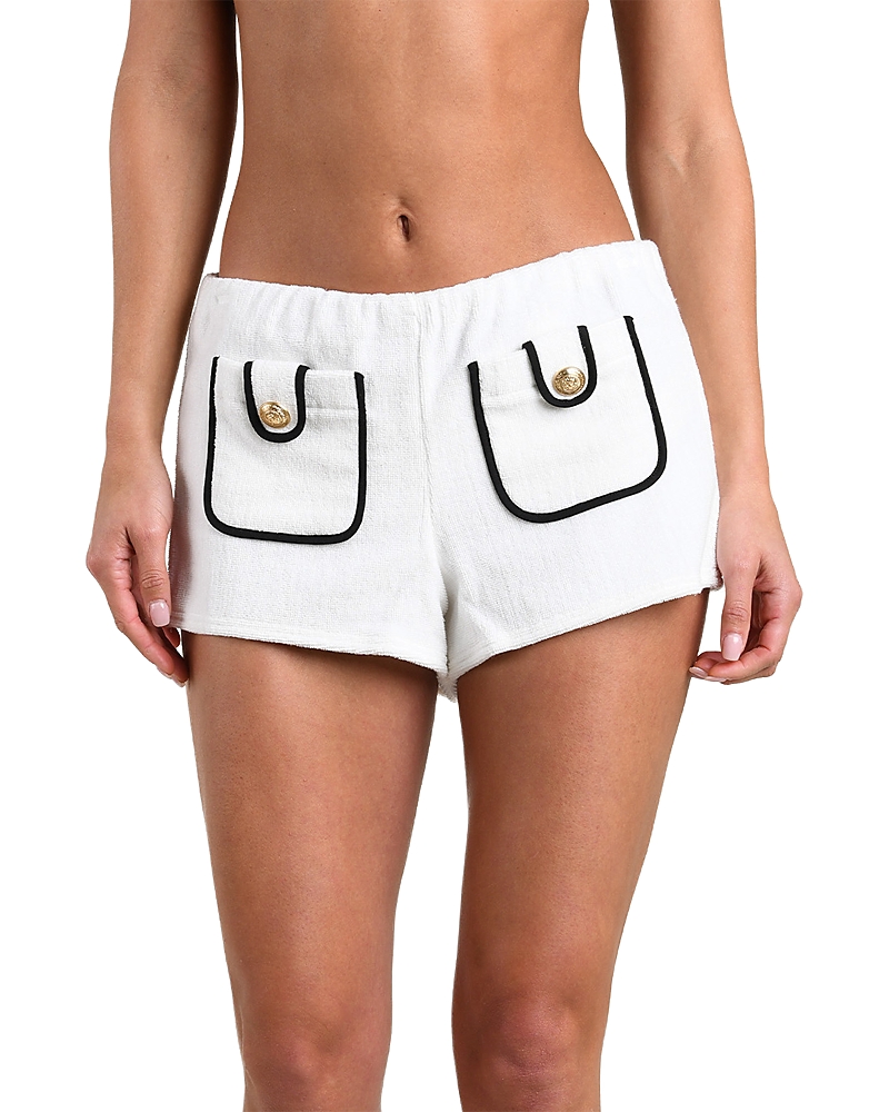 L'Agence Amiya Fine Line Cover Up Shorts