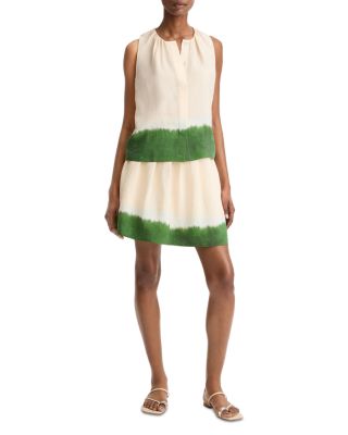 Dip Dye Sleeveless A Line Top