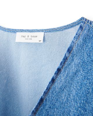 rb Miramar Crinkled Swim Cover-Up Top