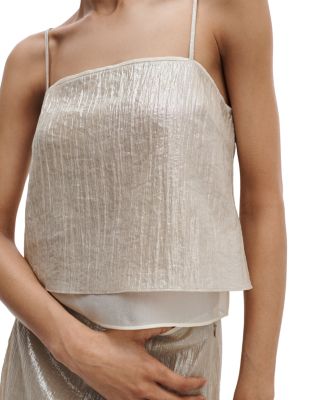 Suki Crinkled Organza Cami