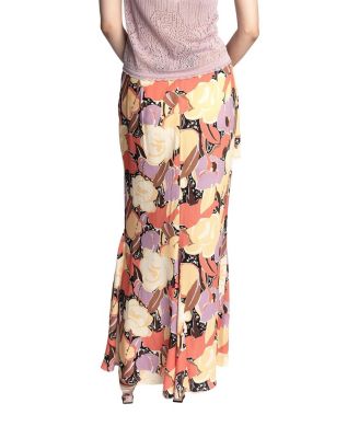  Desert Bloom Crepe Skirt