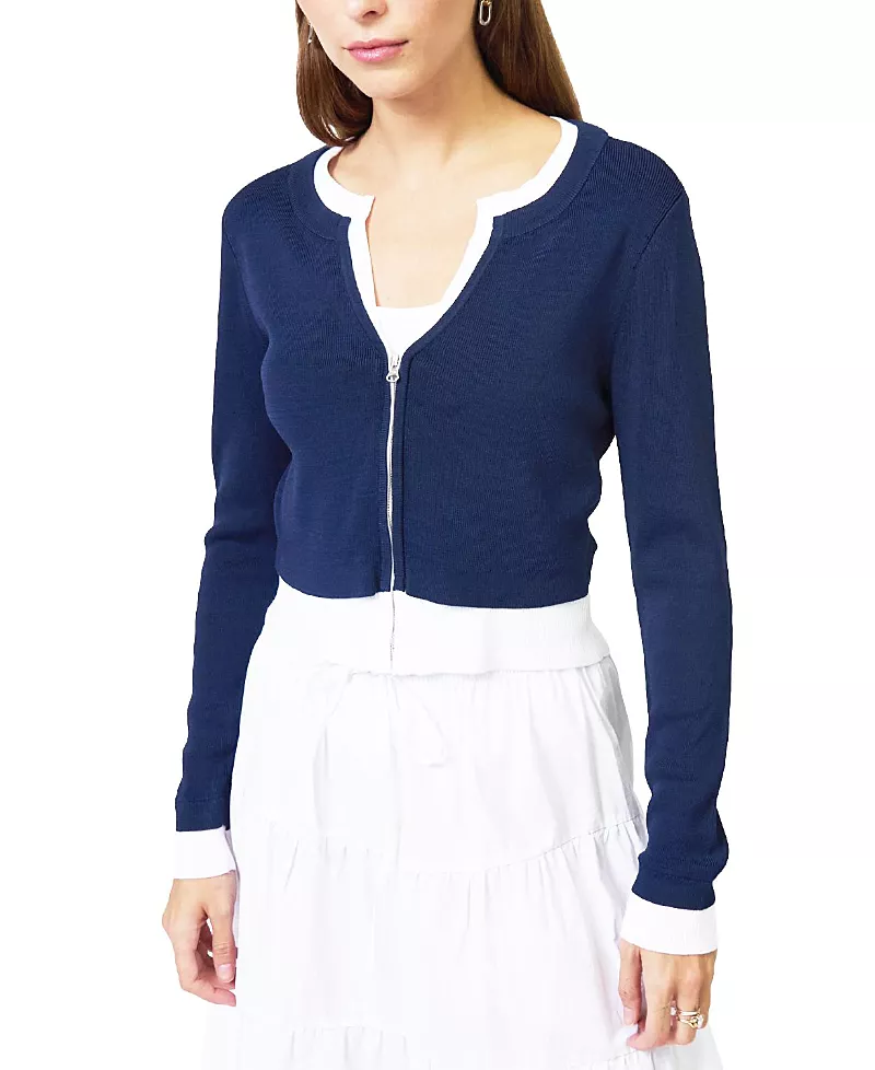 Central Park West Women's Brooklyn Double Layer Cardigan