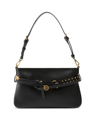 Mini Leather Belted Shoulder Bag