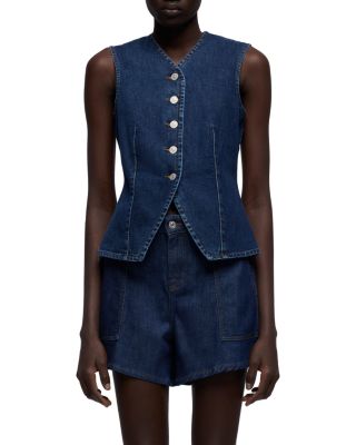Denim Lady Vest in Indiglow