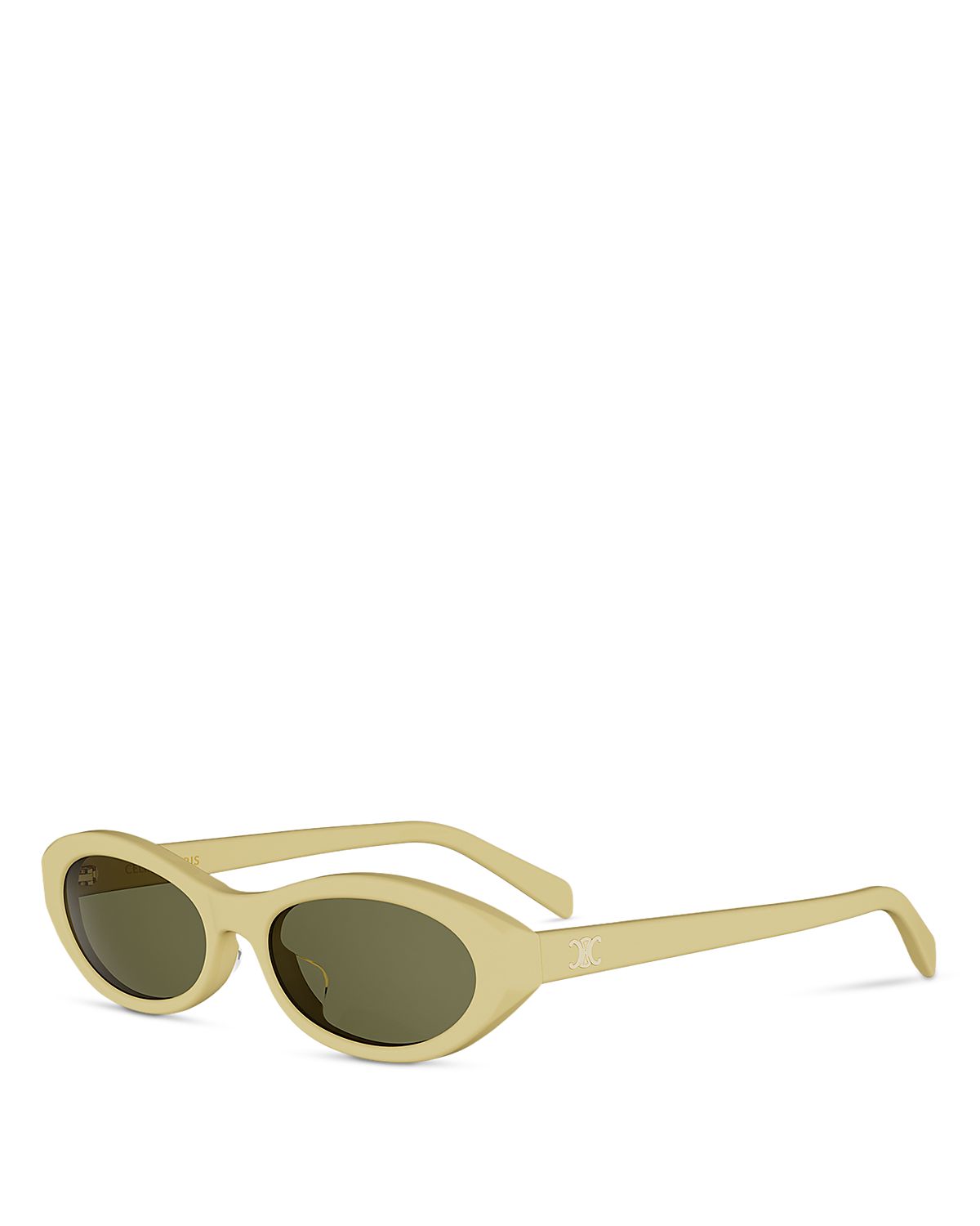 Celine Triomphe Mini Oval Sunglasses, 54mm