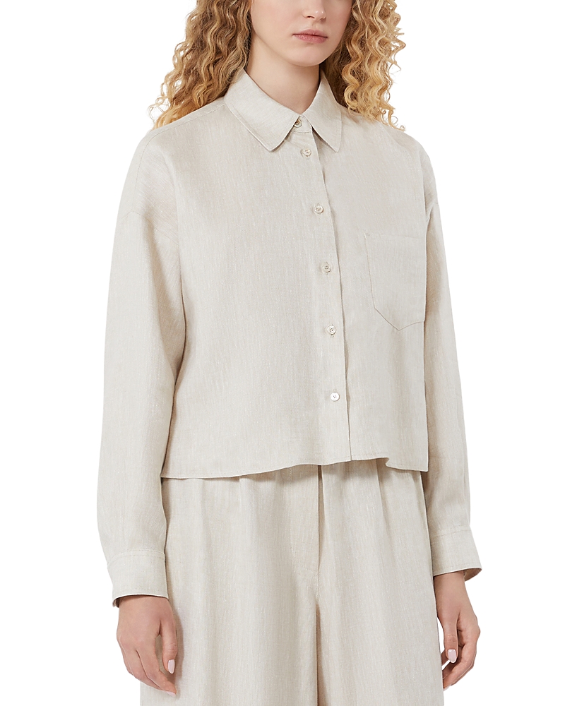 Weekend Max Mara Wkdcapo Linen Canvas Jacket