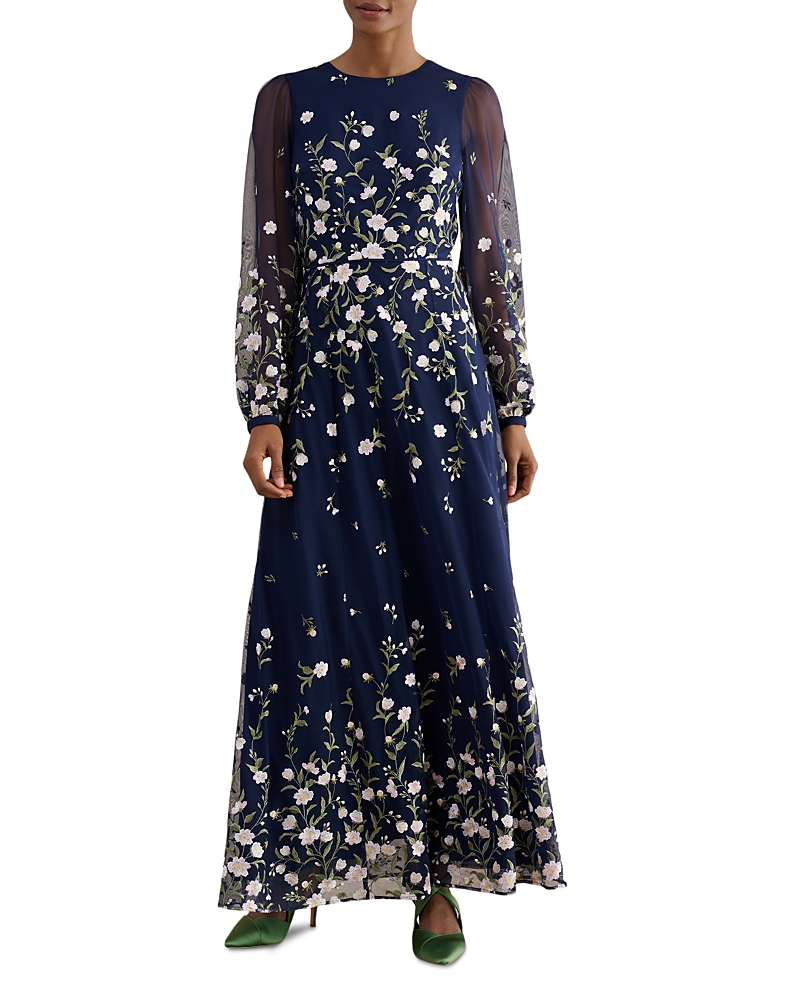 Hobbs London Black Tie Collection Judy Embroidered Dress