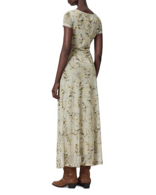 Gabby Floral Mesh Maxi Dress