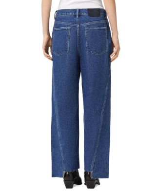 Fox Mid Rise Loose Jeans in Dark Indigo