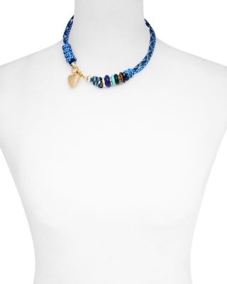 Supersize Happy Cord Necklace, 15.5"