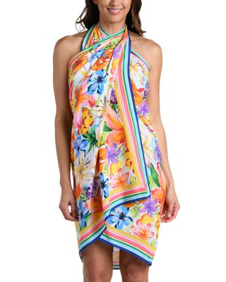 Flora De Fruta Sarong Cover Up