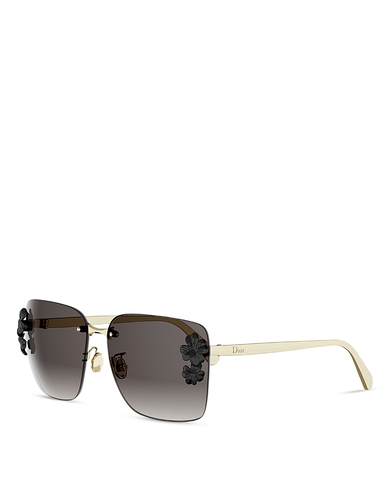 Dior Clover S2U Square Sunglasses, 62mm