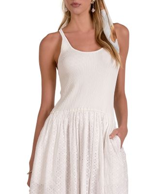 Mixed Media Maxi Dress