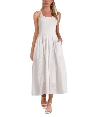 Mixed Media Maxi Dress