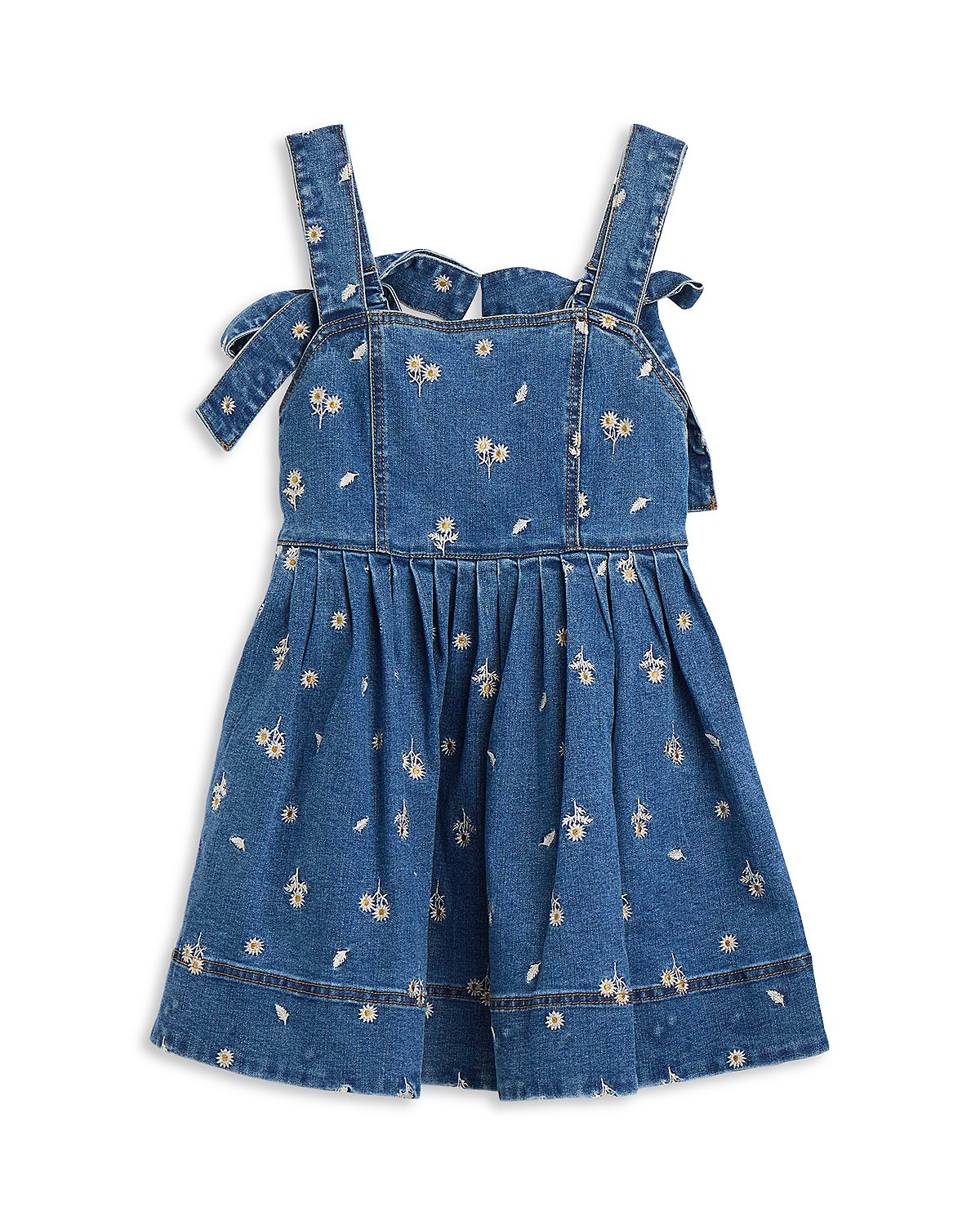 Bardot Girls' Catalina Daisy Denim Dress - Little Kid, Big Kid