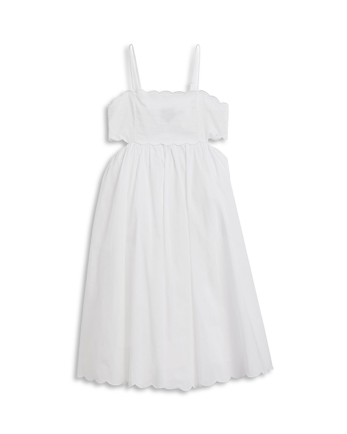 Bardot Girls' Zaria Poplin Midi Dress - Little Kid, Big Kid