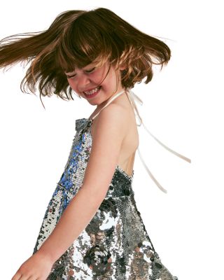 Girls' Sequin Halter Dress - Little Kid, Big Kid