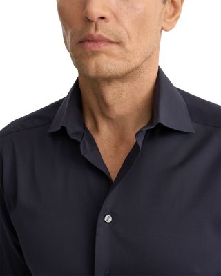 Contemporary Fit Solid Signature Twill Shirt