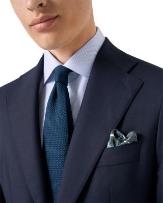 Contemporary Fit Semi Solid Textured Twill Shirt