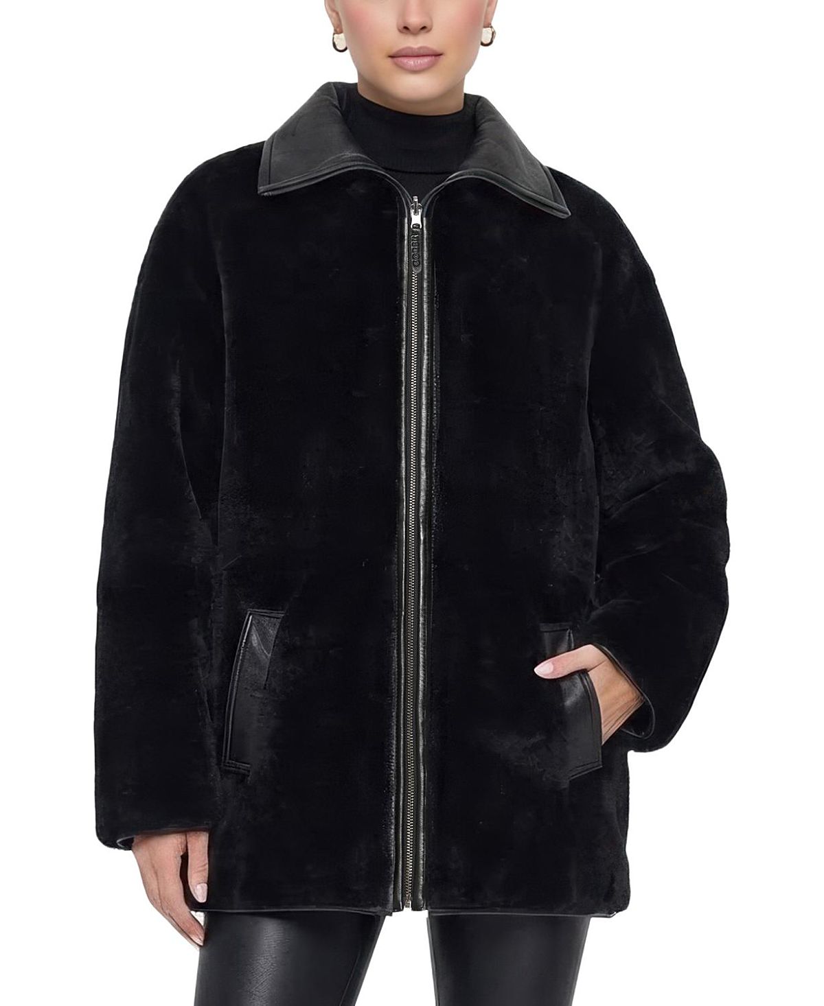 Gorski Shearling Lamb Reversible Parka