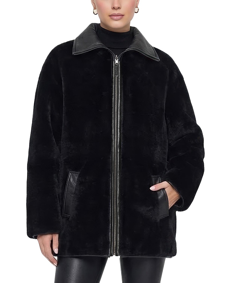 Gorski Shearling Lamb Reversible Parka