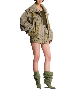  Cotton and Twill Bomber Jacket