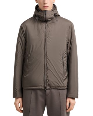 Regular Fit Hooded Blouson Jacket