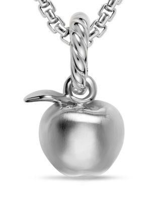 Petite Apple Amulet in Sterling Silver, 10mm