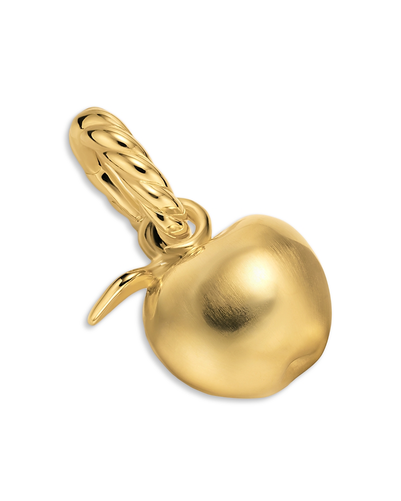 David Yurman Petite Apple Amulet in 18K Yellow Gold, 10mm · OS