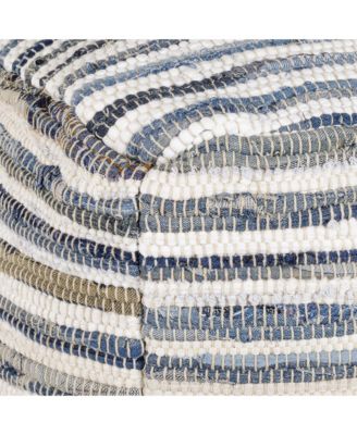 Denim Pouf