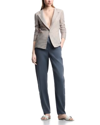 Ribbed Jersey Blazer