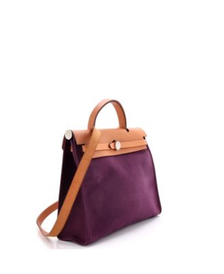 31 Herbag Zip Leather and Toile