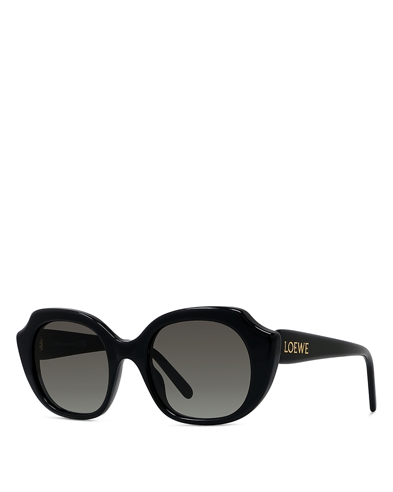 Loewe Slim Geometric Sunglasses, 50mm