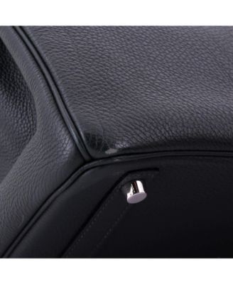 Birkin 30 Handbag Green Togo with Palladium Hardware