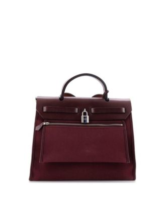 31 Herbag Zip Leather and Toile