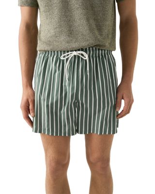 Striped 5.4" Swim Shorts