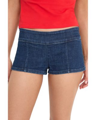 Denim Micro Shorts in Indigo1169