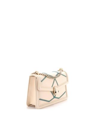  Small Serpenti Forever Shoulder Bag Whipstitched Leather