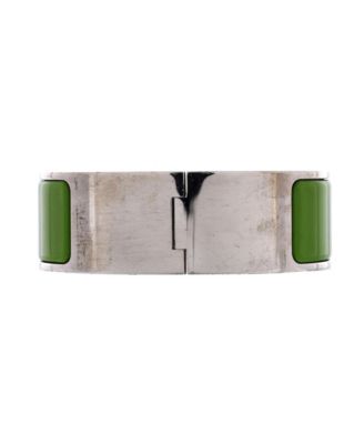 Wide Clic H Bracelet Enamel