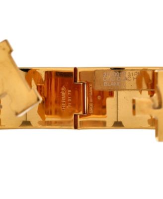 Wide Clic H Bracelet Enamel