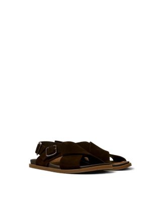 Men's Lluc Leather X-Strap Sandals