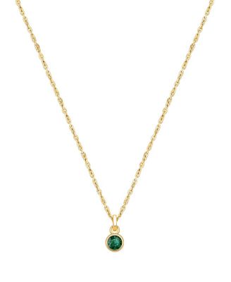 Girls' 14K Gold Birthstone Necklace - Little Kid, Big Kid