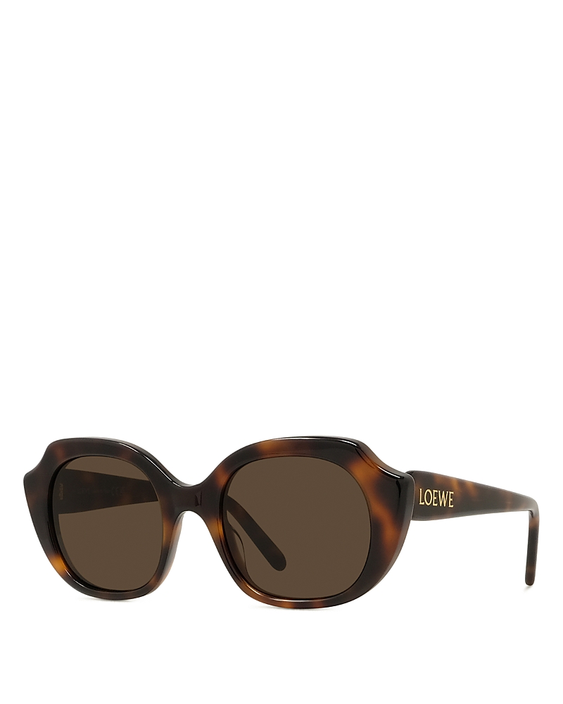 Loewe Slim Geometric Sunglasses, 50mm