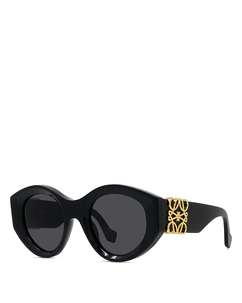 Loewe Anagram Round Sunglasses, 50mm
