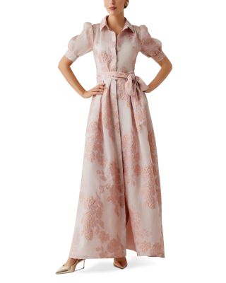 Metallic Jacquard Gown