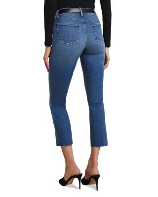 Sada High Rise Cropped Slim Leg Jeans in Cambridge
