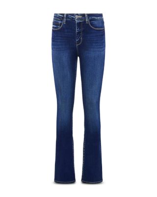 Selma Sleek High Rise Baby Bootcut Jeans in Columbia