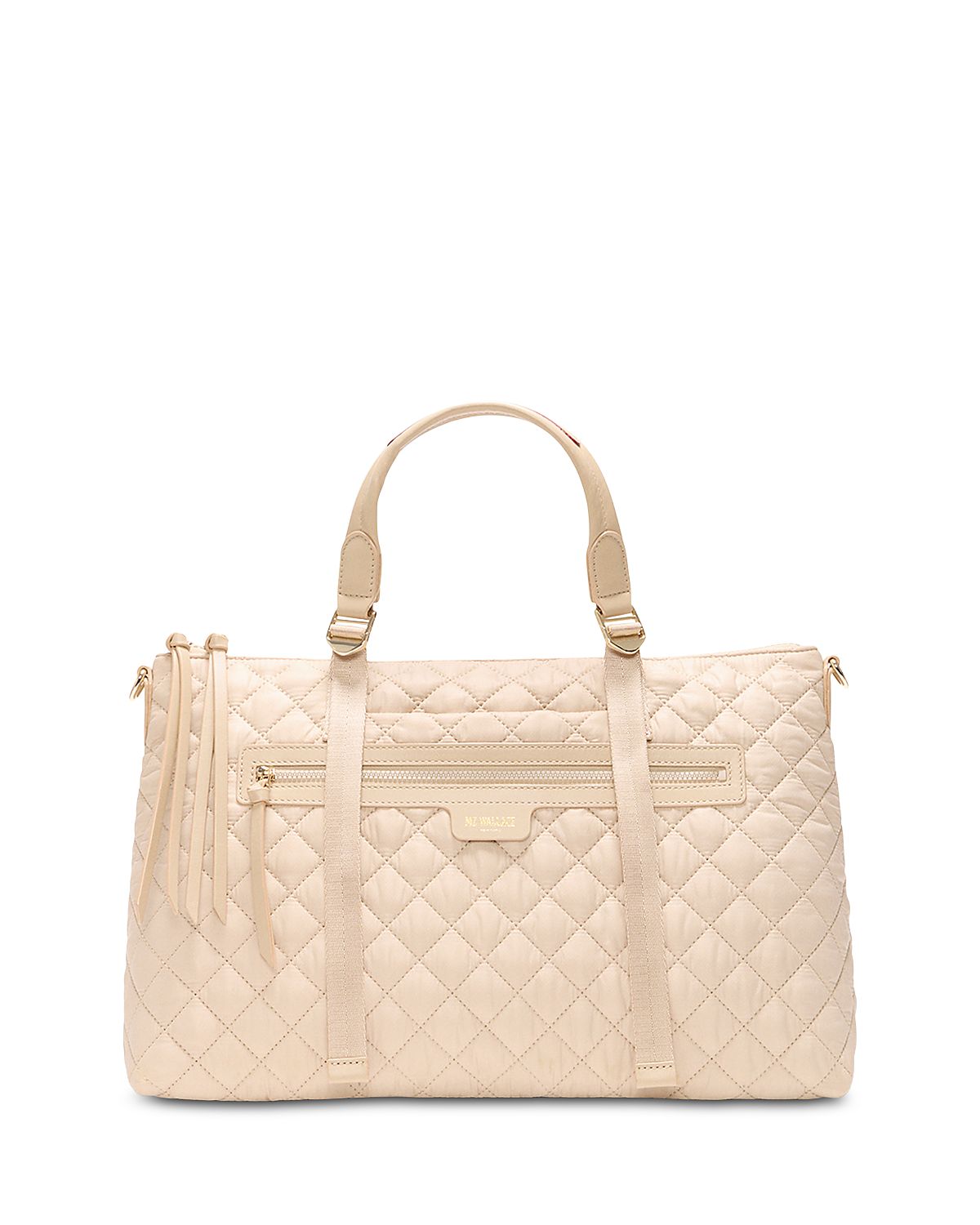 Mz Wallace Park Medium Quilted Leather Satchel